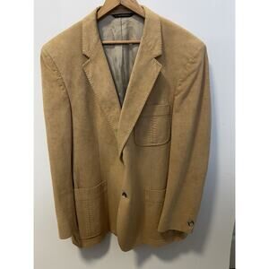 Vintage Winston Men's Tan and Brown Jacket